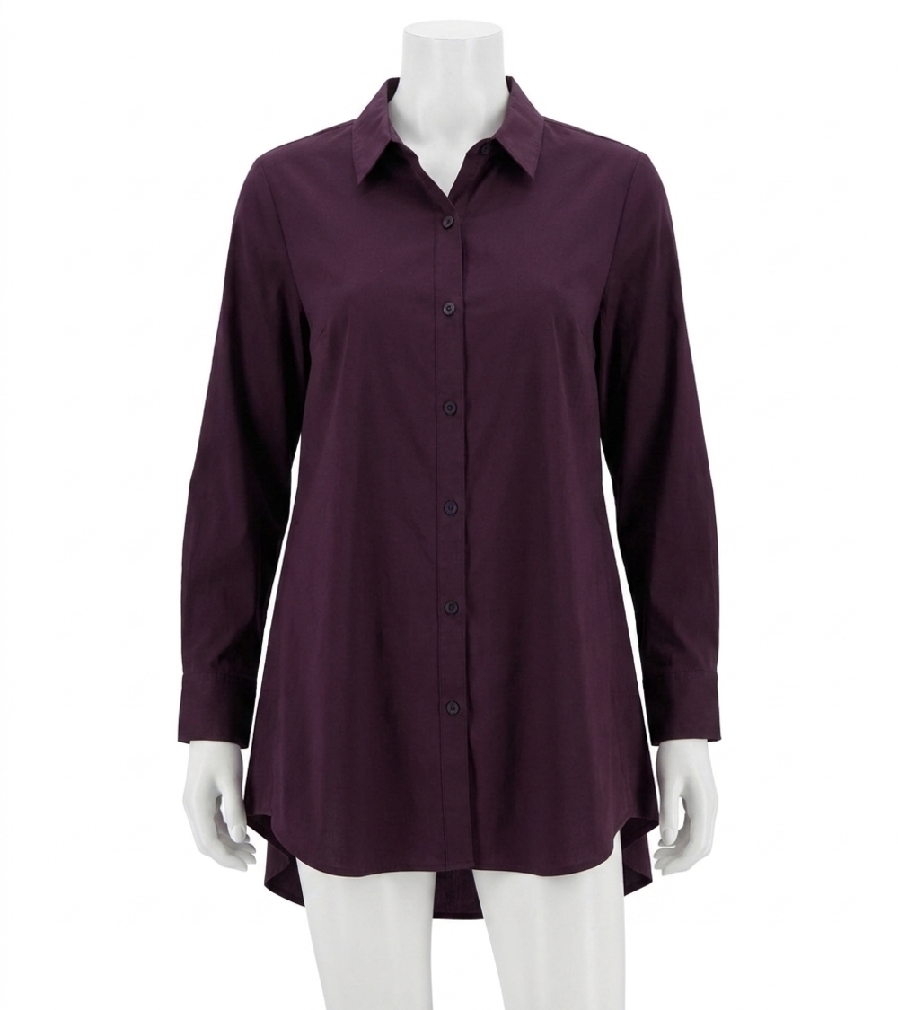 NEW STELLA CARAKASI prime time tunic in aubergine